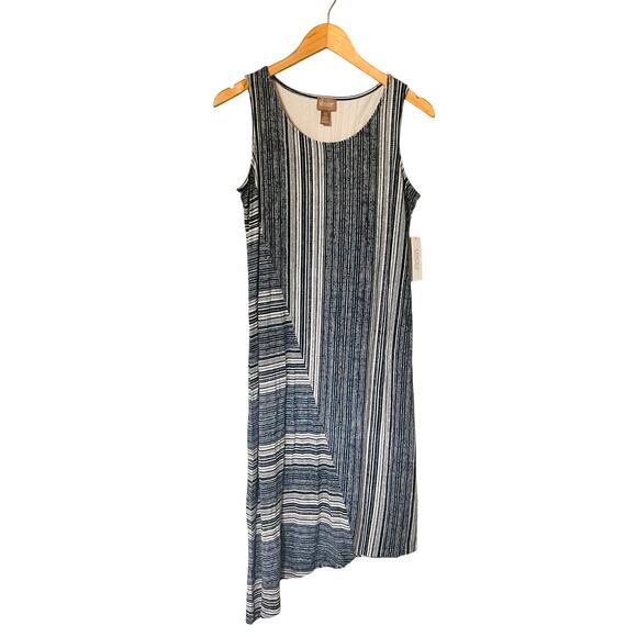 Chico’s Striped Sleeveless Dress Size S Small NWT - Picture 7 of 7